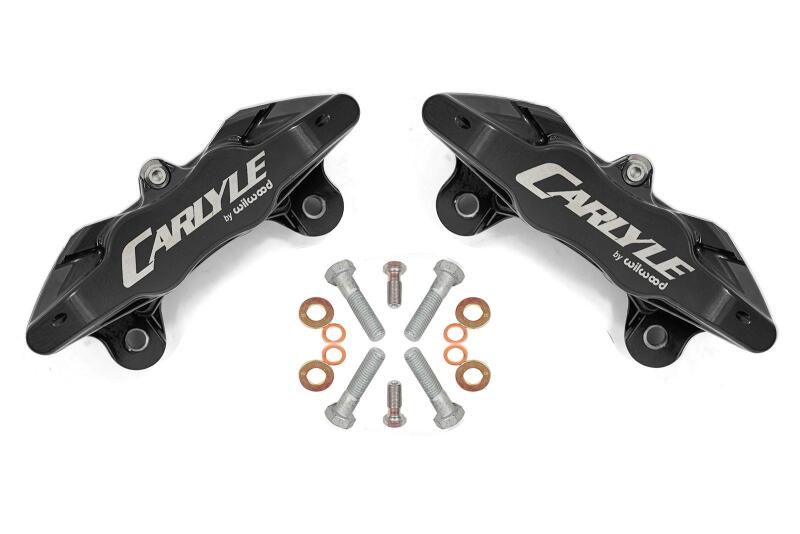 BMR 14-19 Chevrolet Corvette / 10-15 Camaro Brake Calipers Only for 15in Conversion Kit - Black BMR Suspension Brake Hardware