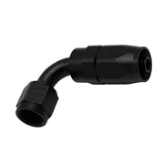 DeatschWerks 6AN Female Swivel 90-Degree Hose End CPE - Anodized Matte Black DeatschWerks Fittings