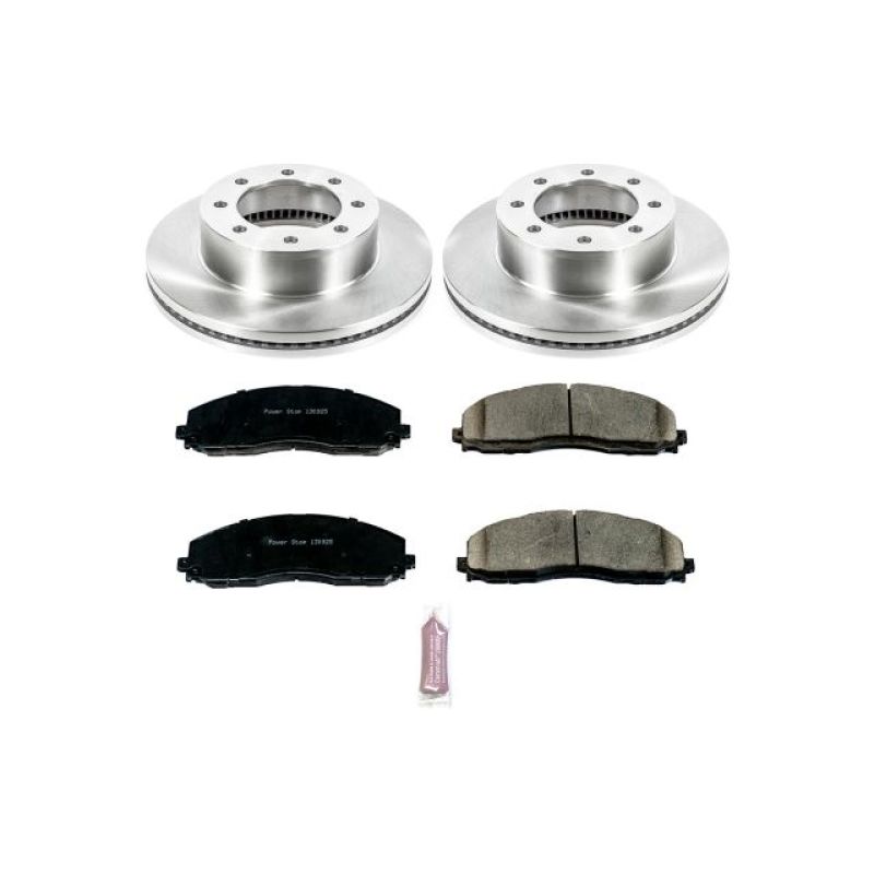 Power Stop 13-16 Ford F-450 Super Duty Front Autospecialty Brake Kit PowerStop Brake Rotors - OE