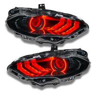Oracle 18-21 Ford Mustang Dynamic DRL w/ Halo Kit & Sequential Turn Signal - ColorSHIFT ORACLE Lighting Headlights