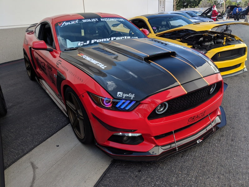 Oracle 15-17 Ford Mustang V6/GT/Shelby Dynamic DRL w/ Halo Kit - ColorSHIFT - Dynamic ORACLE Lighting Headlights