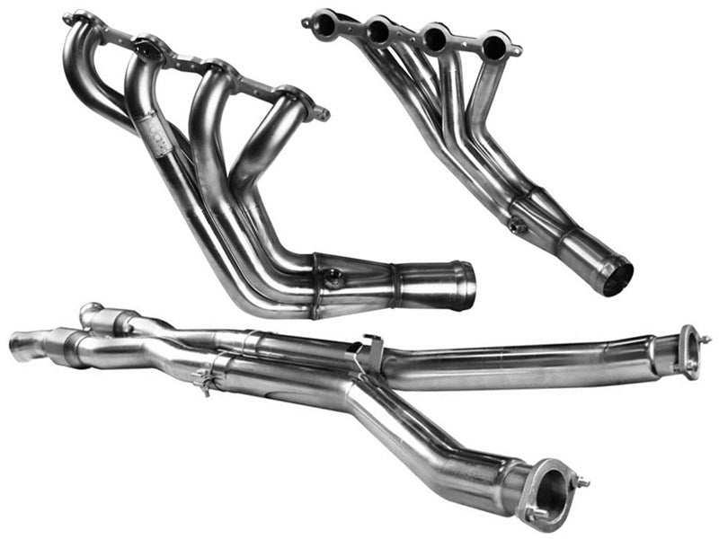 Kooks 09-15 Cadillac CTS V 6.2L V8 2in x 3in SS Headers w/ Green Catted OEM Connection Pipe 2311H640