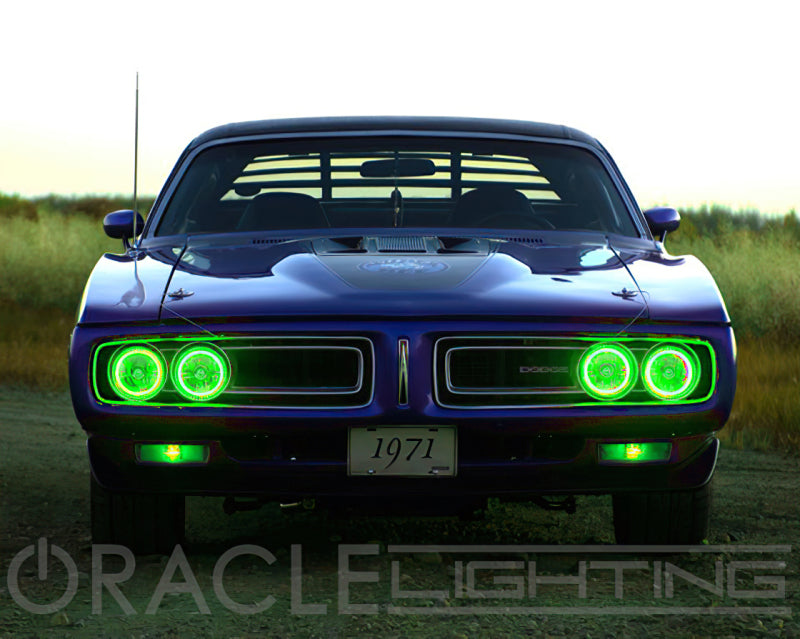 Oracle Pre-Installed Lights 5.75 IN. Sealed Beam - ColorSHIFT Halo ORACLE Lighting Headlights