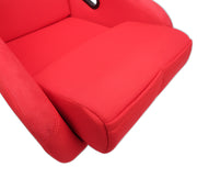 NRG FRP Bucket Seat (Red Cloth) - Large NRG Race Seats