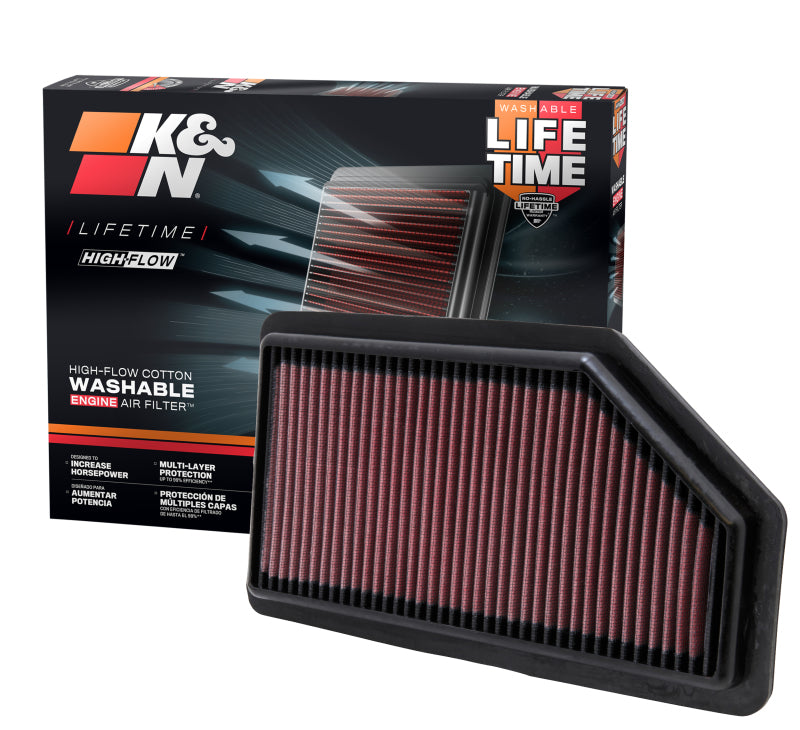 K&N Replacement Air Filter for 11 -12 Honda Odyssey 3.5L V6 K&N Engineering Air Filters - Drop In