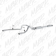 MBRP 2015 Ford F-150 5.0L 3in Cat Back Dual Split Rear Exit AL Exhaust System MBRP Catback