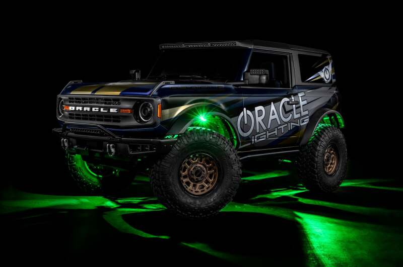 Oracle Underbody RGB+W Wheel Well Rock Light Kit - 4 PCS - ColorSHIFT ORACLE Lighting Light Bars & Cubes