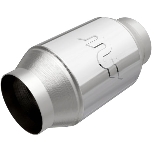 MagnaFlow Premium High Flow Metallic Converter 5in OD - 3.5in In / 3.5in Out Magnaflow Catalytic Converter Universal