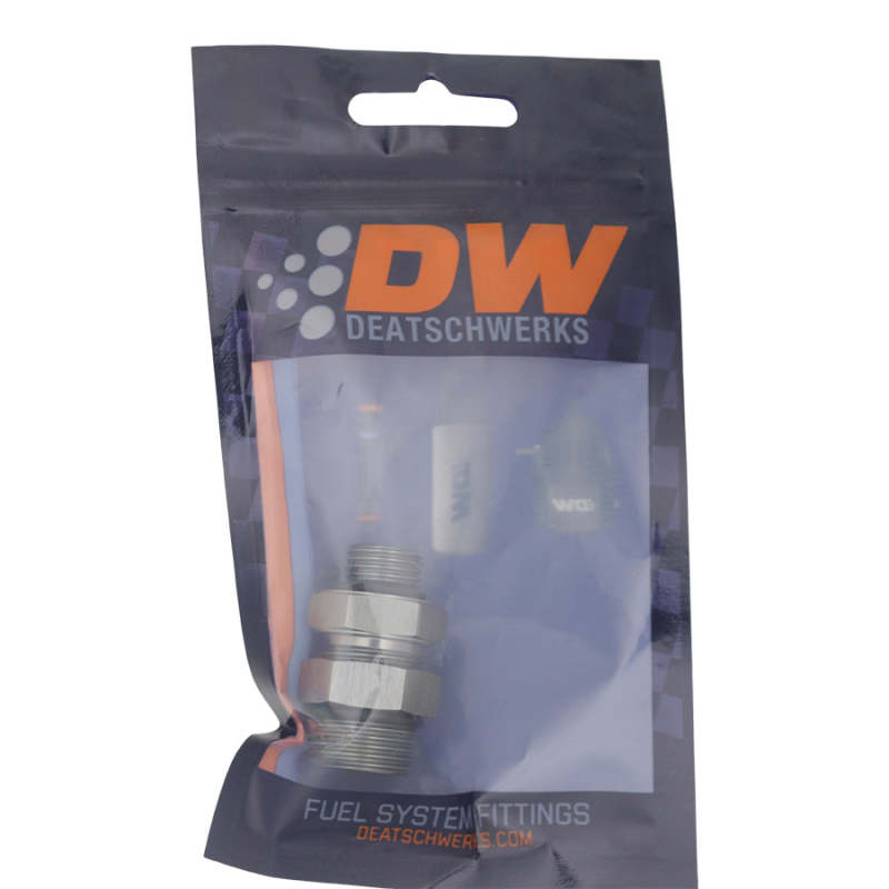 DeatschWerks 6AN ORB Male to 8AN ORB Male Swivel Adapter - Anodized DW Titanium DeatschWerks Fittings