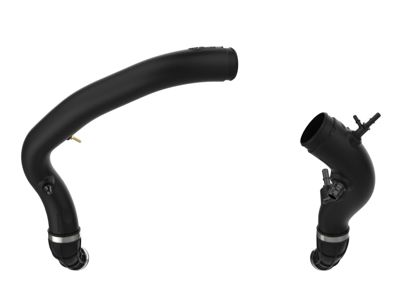 aFe 15-16 Ford F150 V6 3.5L Turbo Inlet Pipes - Black aFe Intercoolers
