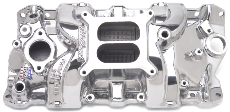 Edelbrock Perf RPM Manifold Polished Edelbrock Intake Manifolds