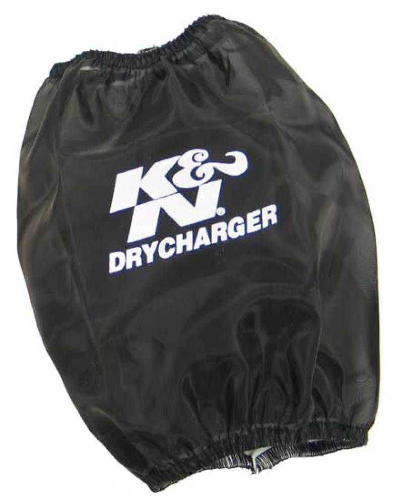K&N Black Drycharger Round Tapered Air Filter Wrap 5.5in Base ID x 4.5in Top ID x 6.5in H K&N Engineering Pre-Filters