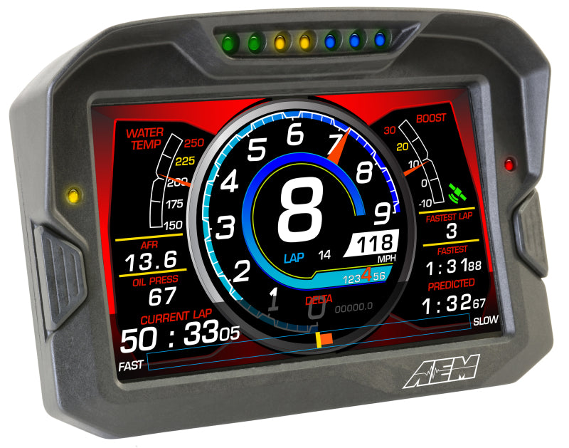 AEM CD-7 Logging Race Dash Carbon Fiber Digital Display (CAN Input Only) AEM Gauges