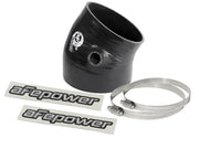 aFe Magnum FORCE Intake Coupling Kit (4-3/8 IN ID to 3-3/4 IN ID x 30 Deg.) Elbow Coupler - Black aFe Air Intake Components