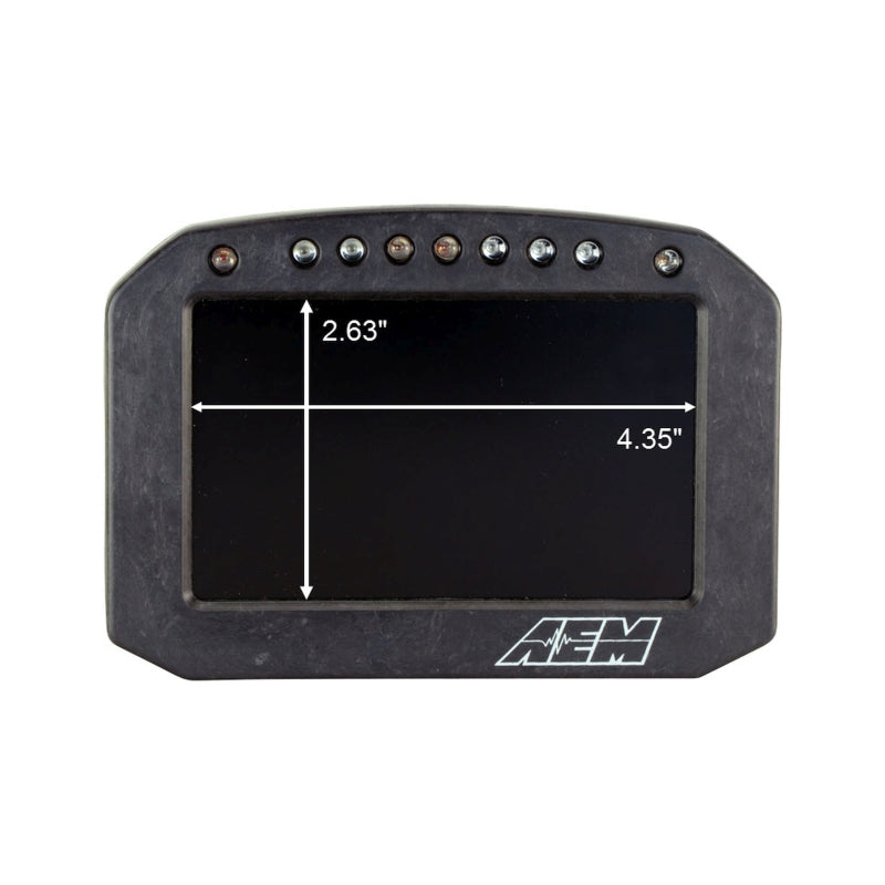 AEM CD-5L Carbon Logging Flush Digital Dash Display AEM Gauges
