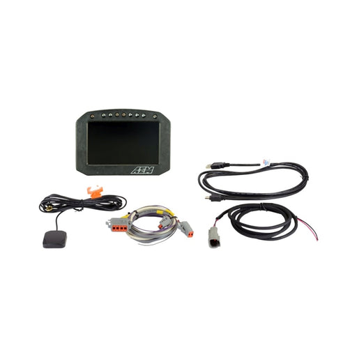 AEM CD-5G Carbon Flush Digital Dash Display w/ Internal 20Hz GPS & Antenna AEM Gauges