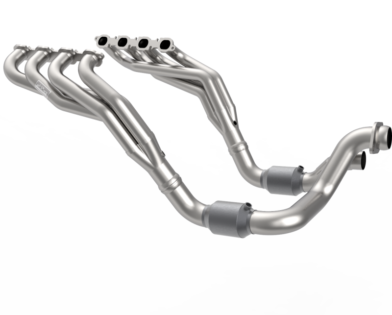 Kooks 20-22 Ford F250 7.3L V8 / Ford F350 7.3L V8 1-7/8in x 3in SS Headers w/ Green Catted Conn Kooks Headers Headers & Manifolds