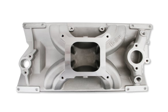 Holley SBC 4150 Single Plane Intake Manifold - Chevy Small Block V8 with L31 Vortec cylinder heads 300-264 HOLLEY Autoparts