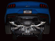 AWE 2024 Ford Mustang GT Fastback S650 RWD Touring Catback Exhaust w/ Dual Diamond Black Tips AWE Tuning Catback