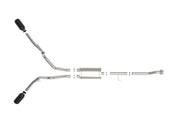 aFe Vulcan 3in 304 SS Cat-Back Exhaust 2021 Ford F-150 V6 2.7L/3.5L (tt)/V8 5.0L w/ Black Tips aFe Catback