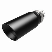 MagnaFlow Tip Stainless Black Coated Single Double Round Single Outlet 5in Dia 4in Inlet 13in L Magnaflow Catalytic Converter Universal