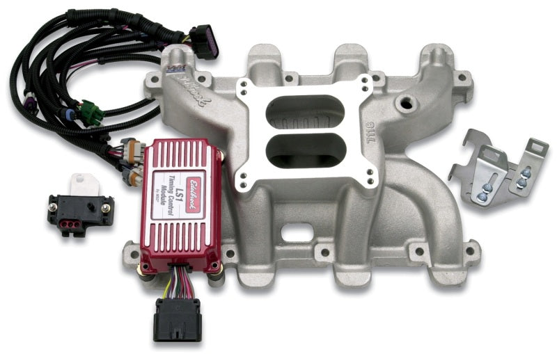 Edelbrock SBC LS1 Carbureted Manifold Edelbrock Intake Manifolds