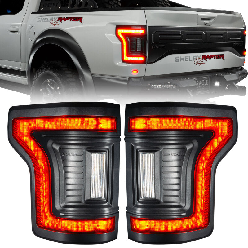 Oracle Lighting 15-20 Ford F-150 Reverse LED Modules Flush Tail Light - Tinted ORACLE Lighting Tail Lights