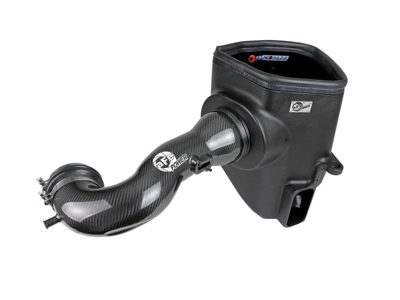 aFe 19-21 GM Trucks 5.3L/6.2L Track Series Carbon Fiber Cold Air Intake System W/ Pro Dry S Filters aFe Cold Air Intakes