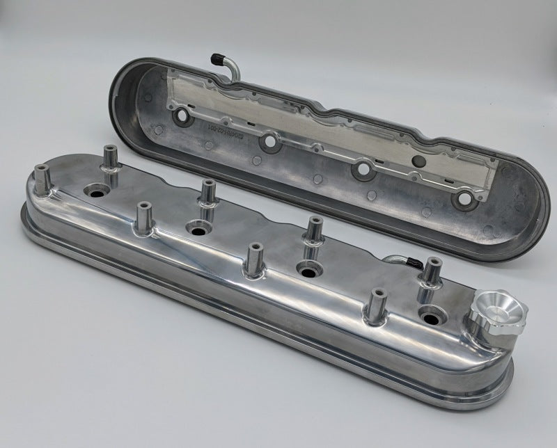 Granatelli 96-22 GM LS Tall Valve Cover w/Integral Angled Coil Mounts - Polished (Pair) Granatelli Motor Sports Valve Covers