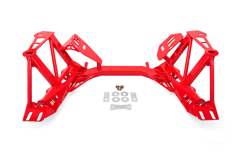 BMR 79-95 Ford Mustang K-Member Premium Version w/o Spring Perches - Red BMR Suspension Crossmembers