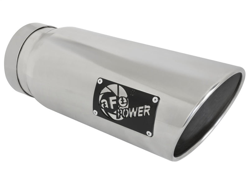 aFe MACHForce-Xp 5in Inlet x 6in Outlet x 15in length Polished Exhaust Tip aFe Catback