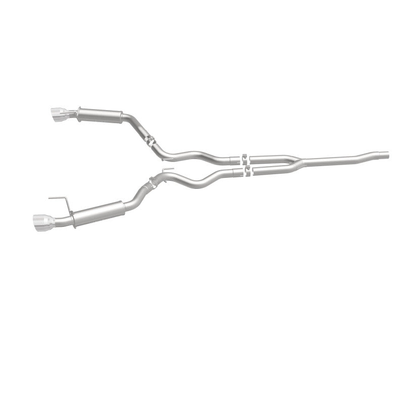 MagnaFlow Cat-Back 15-16 Ford Mustang 2.3L L4 Competition SS 3in Dual Split Rear 4.5in Black Tips Magnaflow Catback