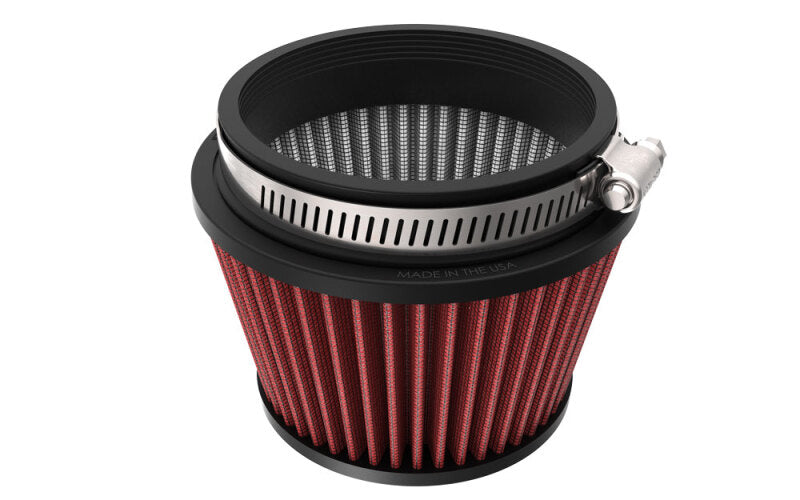 AEM Air Filter 5in Flange 6-1/2inb 5-1/8int 4inh AEM Induction Air Filters - Universal Fit