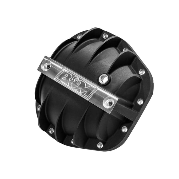B&M Hi-Tek Aluminum Differential Cover for Sterling 10.25/10.5-inch - Black 41299 B&M Autoparts