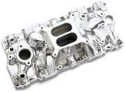 Edelbrock SBC Performer Eps Polished Manifold Edelbrock Intake Manifolds