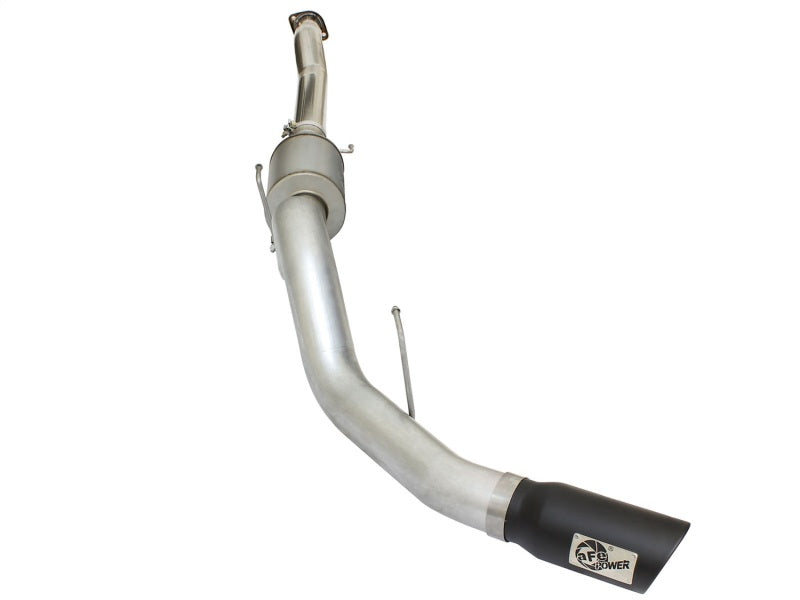 aFe Atlas Exhausts 4in Cat-Back Aluminized Steel Exhaust Sys 2015 Ford F-150 V6 3.5L (tt) Black Tip aFe Catback