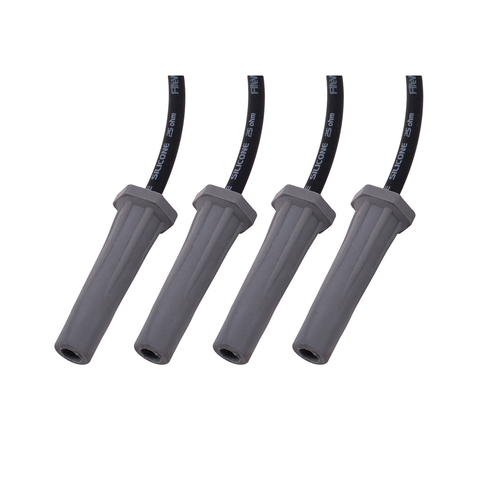 FAST Universal FireWire 8.5mm Black Spark Plug Wire Set For 4 Cylinder Engines - Straight Boots