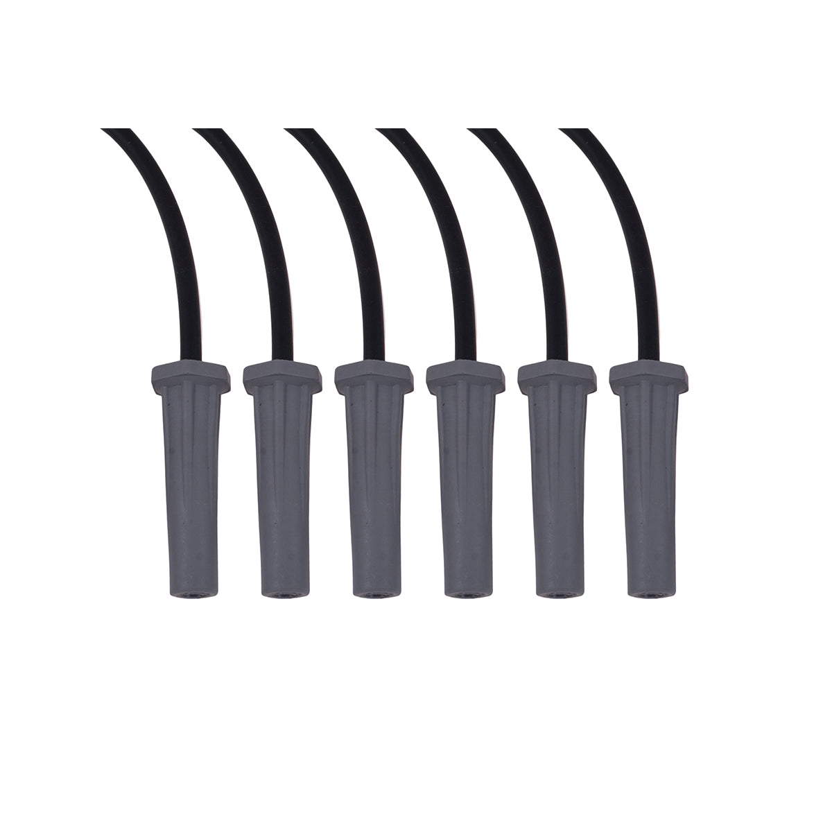 FAST Universal FireWire 8.5mm Black Spark Plug Wire Set For 6 Cylinder Engines - Straight Boots