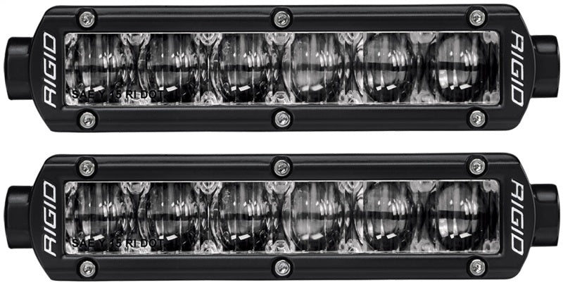 Rigid Industries 6in SR-Series - Fog - White Rigid Industries Light Bars & Cubes