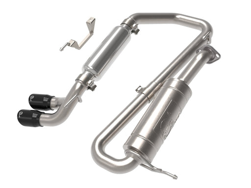aFe 18-21 Suzuki Jimny Takeda 2-1/4in. 304 SS Cat-Back Exhaust w/ Blk Tip aFe Catback