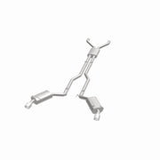 MagnaFlow Cat-Back Stainless Dual Split Rear Exit 4in Polished Tips 11-15 Chevy Camaro 3.6L V6 Magnaflow Catback