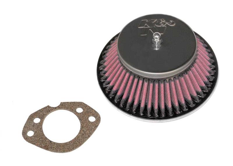 K&N Custom Racing Assembly - Round Tapered - Red 1.656in Neck Flange - 2.25in Over Height K&N Engineering Carburetor Air Cleaners