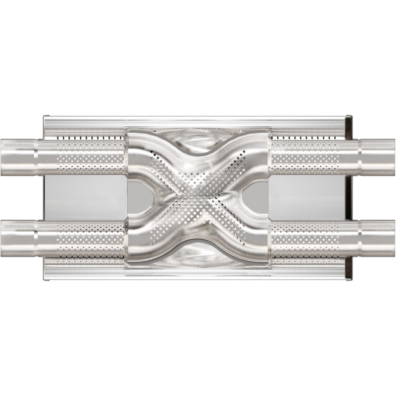 MagnaFlow Muffler Mag SS 18X5X8 2.5 D/D Magnaflow Muffler