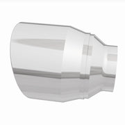 MagnaFlow Tip Stainless Double Wall Round Single Outlet Polished 4.5in DIA 2.5in Inlet 5.75in Length Magnaflow Tips