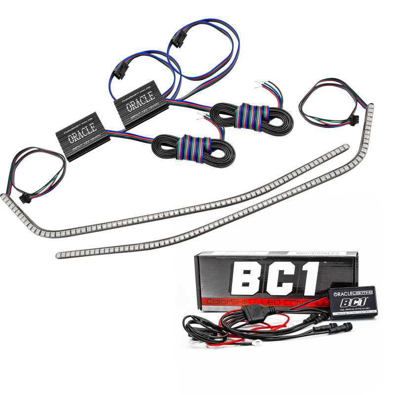 Oracle 16-21 Chevy Camaro Surface Mount DRL Modules - ColorSHIFT w/ BC1 Controller ORACLE Lighting Headlights