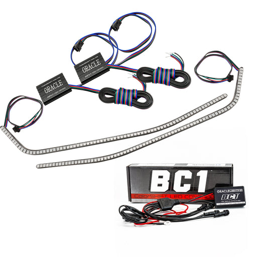 Oracle 16-21 Chevy Camaro Surface Mount DRL Modules - ColorSHIFT w/ BC1 Controller ORACLE Lighting Headlights
