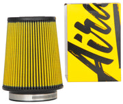 Airaid Universal Air Filter - Cone 4in Flange x 6in Base x 4-5/8in Top x 7in Height - Synthaflow Airaid Air Filters - Universal Fit