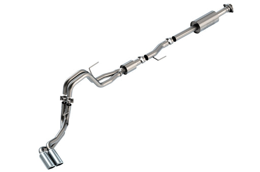 Borla F-150 2021 5.0L 4dr CC SB EC STB Lariat/KR/Platinum/LTD 3/2.25 DSE Cat-Back S-Type CHR Tips Borla Catback