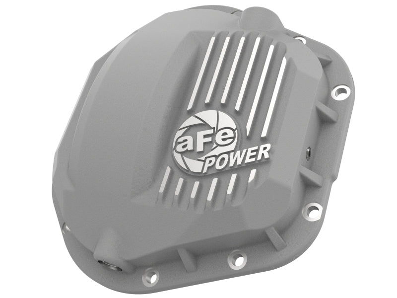 aFe Street Series Dana 60 Front Differential Cover Raw w/ Machined Fins 17-20 Ford Trucks (Dana 60) aFe Diff Covers