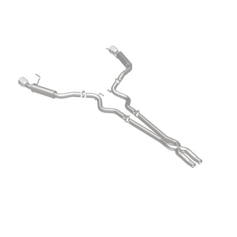 MagnaFlow Cat Back, SS, 2.5in, Competition, Dual Split Polished 4.5in Tips 2015 Ford Mustang V6 3.7L Magnaflow Catback
